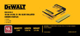 DeWalt DNS18100-2 18 Gauge Narrow Crown Stables 1/4" Crown 1" Length 2,500PK